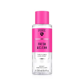 Victoria´s Secret Pink Fresh & Clean Tiare Flower & Sea Körperspray für Frauen 250 ml
