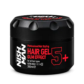 NISH MAN Hair Gel Gum Effect No.5+ 300 ml
